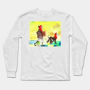 A Walk with the dog Long Sleeve T-Shirt